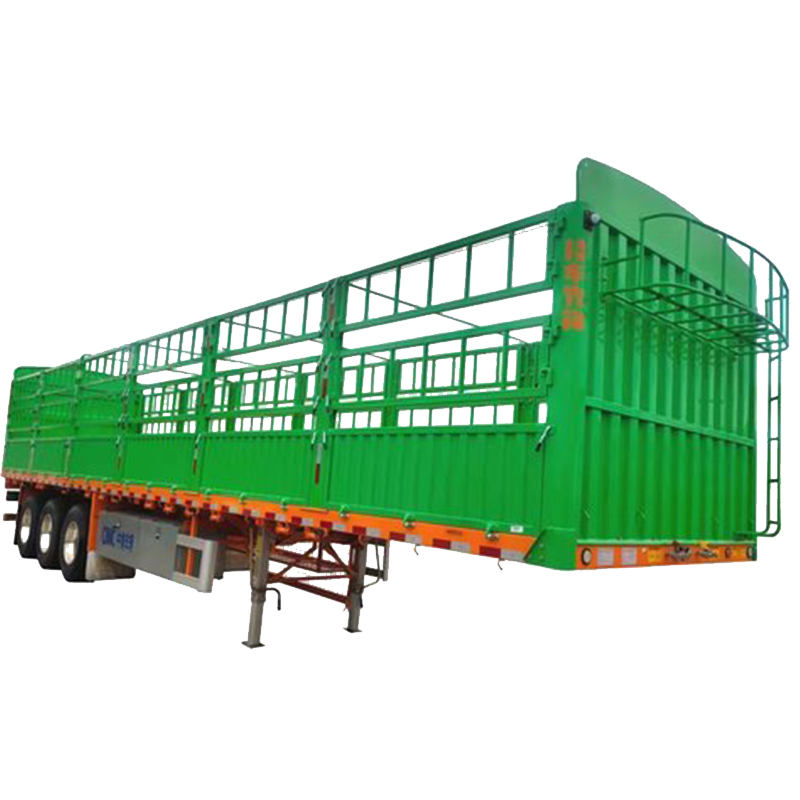 Used Sinotruk 2018 High Quality 3Axles fence cargo trailer