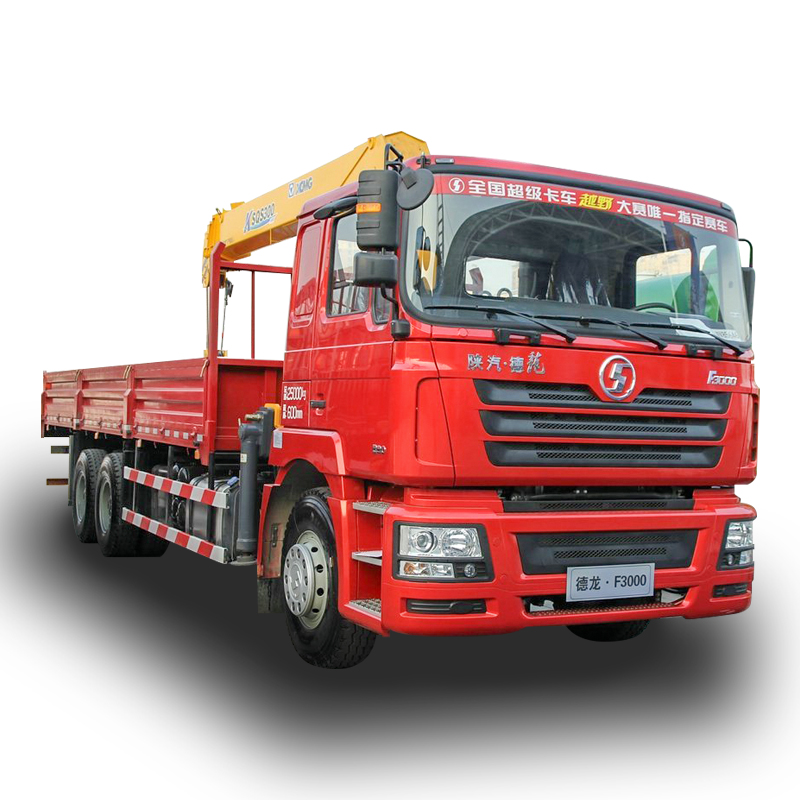 NEW shacman delong 2018 8x4 cargo truck with crane terminal head hot sale