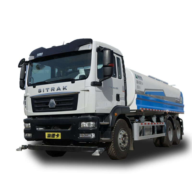 New Sinotruk Sitrak 2023 6x4 water tank truck 10 wheels 371hp sprinkler car