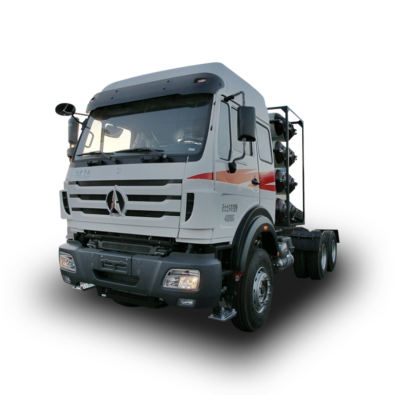 Used Beiben 6x4 tractor truck 375hp truck head tractor trailer Low price