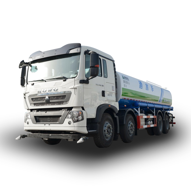 Used Sinotruk Howo 8x4 water tank truck 12 wheels 371hp sprinkler car